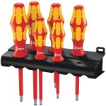 Wera Schraubendrehersatz Plus Serie 100 + Rack 6-tlg. 160i/6