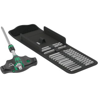 Wera Kraftform Kompakt 400 RA Set 1. Quergriffratsche 17-tlg