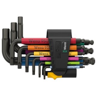 Wera 950/9 Hex-Plus Multicolour Imp 3 Winkelschlü.satz zöll