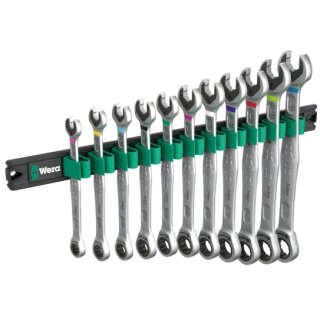 Wera 9630 Magnetleiste 6000 Joker 1 Maul-Ringratschen-Satz