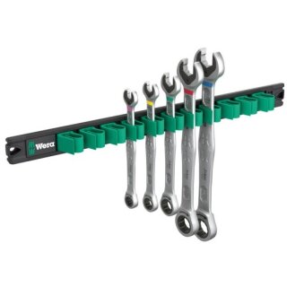 Wera 9631 Magnetleiste 6000 Joker 2 Maul-Ringratschen-Satz