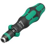 Wera Bits-Handhalter mit Ratschenfunktion 1/4". 838...