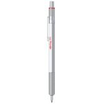 ROTRING Kugelschreiber 600 Silber. M-Schwarz Geschenkbox
