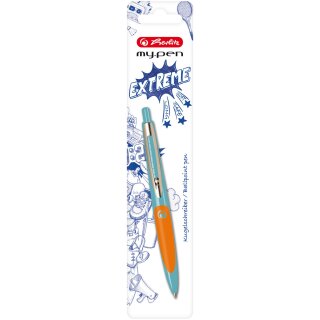 Herlitz Kugelschreiber my.pen türkis/orange