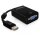 DELOCK Adapter DP-St > VGA-Bu 22.5cm black