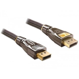 DELOCK Kabel DP St-St ger/ger. Premium 2m