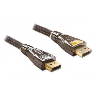 DELOCK Kabel DP St-St ger/ger. Premium 3m