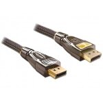 DELOCK Kabel DP St-St ger/ger. Premium 3m