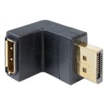 DELOCK Adapter DP-St > DP-Bu gewinkelt unten black