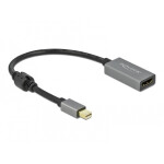 DELOCK Aktiver mini DisplayPort 1.4 zu HDMI Adapter 4K...