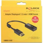 DELOCK Adapterkabel DisplayPort 1.2 Stecker > HDMI...