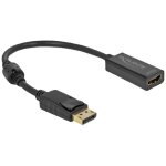 DELOCK Adapter DisplayPort 1.2 Stecker zu HDMI Buchse 4K...