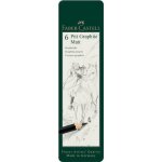 FABER-CASTELL Bleistift Pitt Graphite Matt 6er Etui