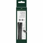 FABER-CASTELL Zeichenkohle natürlich Pitt 6-11mm in BK