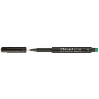 FABER-CASTELL Marker Multimark permanent F schwarz