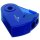 FABER-CASTELL Spitzer Doppelspitzdose Sleeve rot/blau