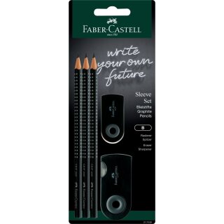 FABER-CASTELL Sleeve Set groß schwarz