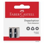 FABER-CASTELL Metalldoppelspitzer Blisterkarte