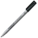 STAEDTLER Folienstift Lumocolor non-perm M schwarz 10...