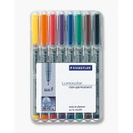 STAEDTLER Folienstift Lumocolor F nonperm 8St
