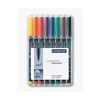 STAEDTLER Folienstift Lumocolor F perm 8St