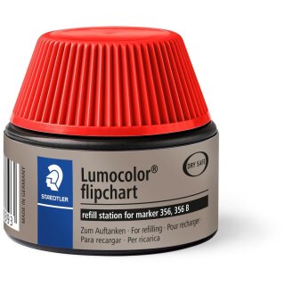 STAEDTLER Nachfülltinte Flipchartmarker rot