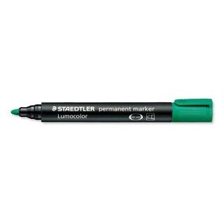 STAEDTLER Marker Lumocolor perm grün 10 Stück