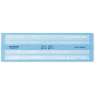 STAEDTLER Schriftschablone 3.5mm + 5mm