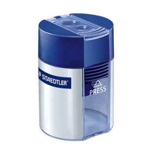 STAEDTLER Doppelspitzdose rund blau
