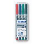 STAEDTLER Folienstift Lumocolor B nonperm 4St