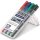 STAEDTLER Perm.Marker Lumocolor duo 4St Box