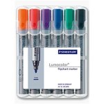 STAEDTLER Flipchartmarker Lumocolor 6St Box