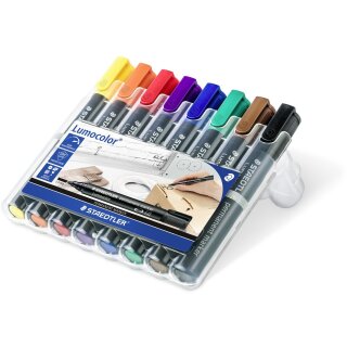 STAEDTLER Marker Lumocolor perm 8St Box