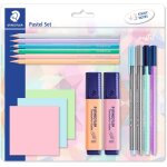 STAEDTLER Schreibset 15-teilig Pastell inkl....