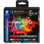 STAEDTLER MultiInk Pigment Arts brush pen 12er-Set sort....