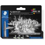 STAEDTLER MultiInk Pigment Arts intensiv pen schwarz...