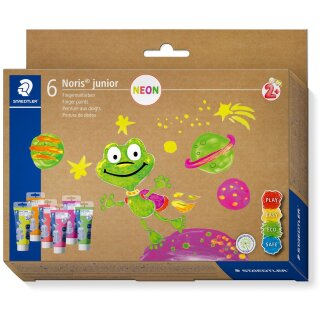 STAEDTLER Fingermalfarbe NJ Neon 6St Etui