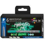 STAEDTLER MultiInk Pigment Arts brush pen 6er-Set...