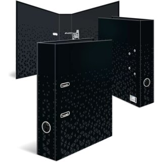 HERMA Ordner A4 Karton Color Schwarz