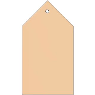 HERMA Anhängez. 80x150 mm m. Kunststofföse Faltecken 250 St.