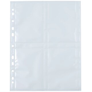 HERMA Fotosichthüllen 90 x 130 mm hoch weiß 250 Hüllen