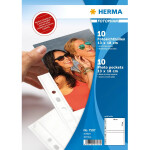 HERMA Fotosichthüllen 130 x 180 mm quer weiß...