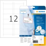 HERMA Namens-Einsteckschild. A4 75x40 mm weiß...