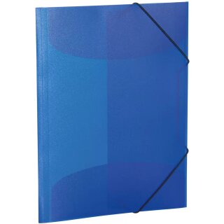 HERMA Sammelmappe A4 dunkelblau Polypropylen