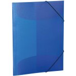 HERMA Sammelmappe A4 dunkelblau Polypropylen