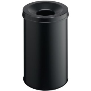 DURABLE Papierkorb Safe rund 30 Liter schwarz