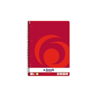 Herlitz Collegeblock A4 70g/m 80 Bl. kariert Rand li.+re.