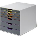 DURABLE Schubladenbox VARICOLOR 7 Fächer Etiketten...