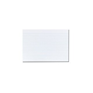 Herlitz Karteikarte A5 liniert weiß 100er Packung