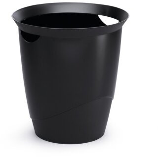 DURABLE TREND Papierkorb 16l schwarz